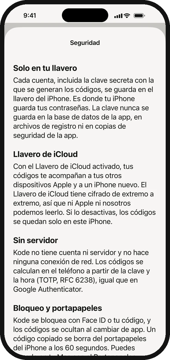 Claro sobre cómo se guardan